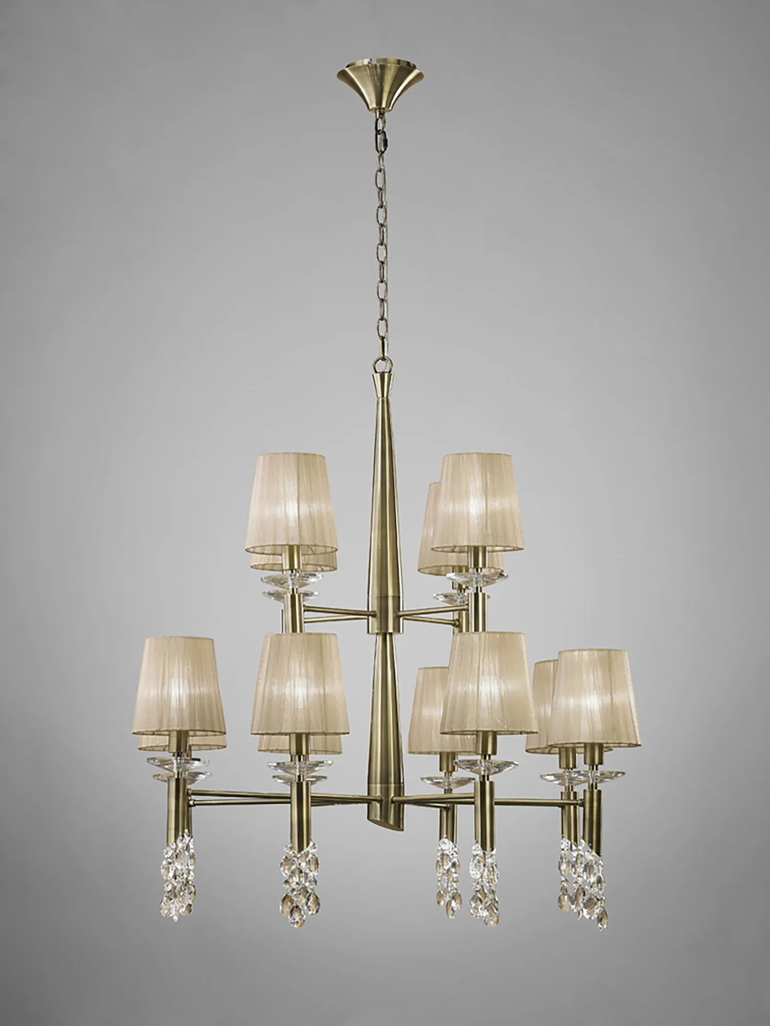 Tiffany AB Crystal Ceiling Lights Mantra Tiered Crystal Fittings Tiffany AB Crystal Ceiling Lights Mantra Tiered Crystal Fittings